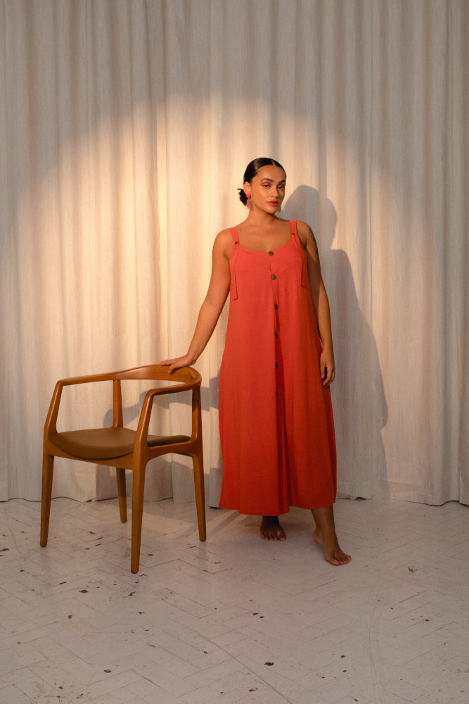 Kleid mit Knöpfen - Isadora